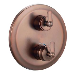 Встраиваемый смеситель Swedbe Terracotta Art 2521 термостатический с подключением на три выхода бронза